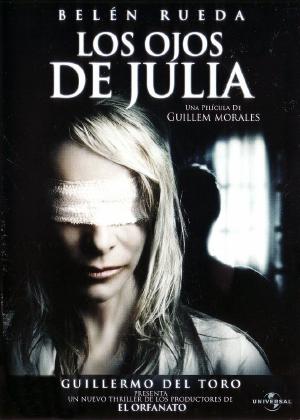 Plakát k filmu, na němž je vyobrazena hlavní protagonistka Julia se zavázanýma očima.
