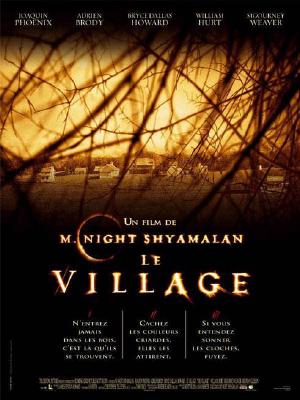 Plakát filmu, kde se na obrázku z lesního křoviska díváme na starobylou vesnici na mýtine.